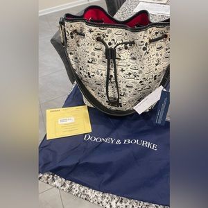 Dooney & Bourke Disney Mickey & Minnie Picnic Bucket Bag